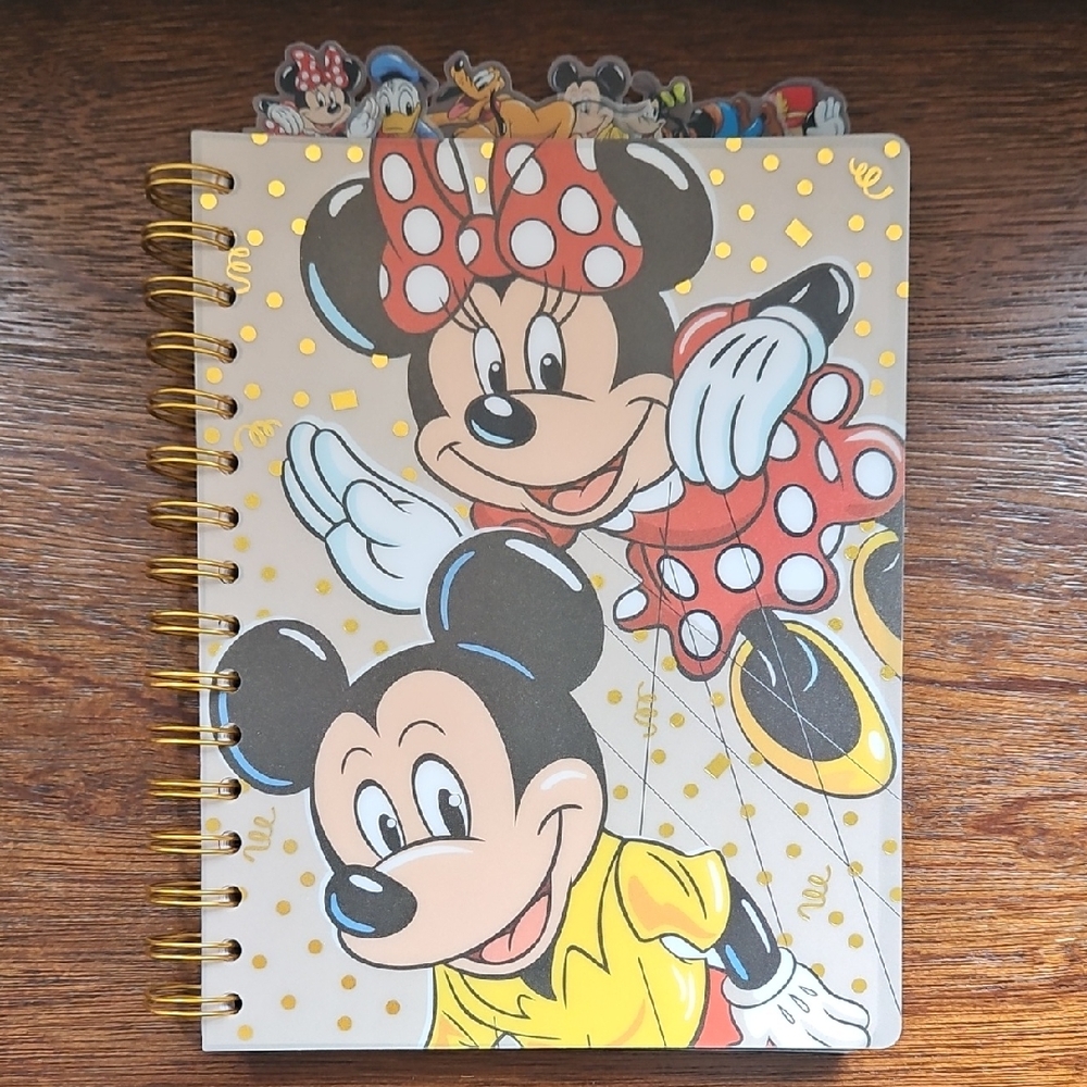 Mickey and Minnie Mouse Spiral Notebook
